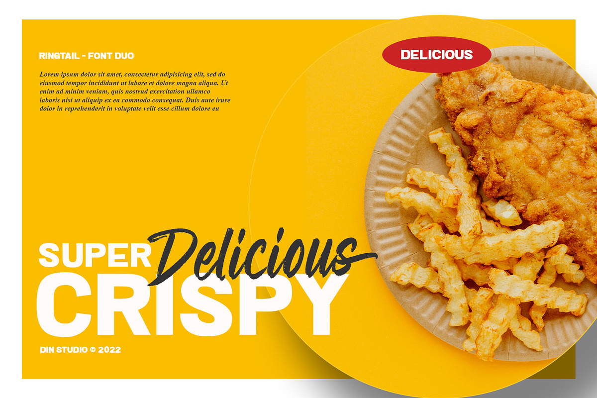 Ringtail, a Sans Serif Font by din-studio.com (Photo 3 of 10)