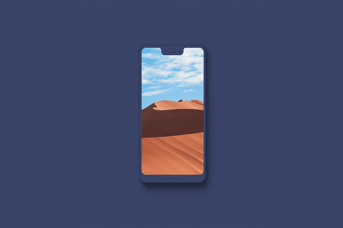 Pixel 3XL - 21 Clay Mockups - PSD, an iPhone Mockup by Asylab (Photo 8 of 73)