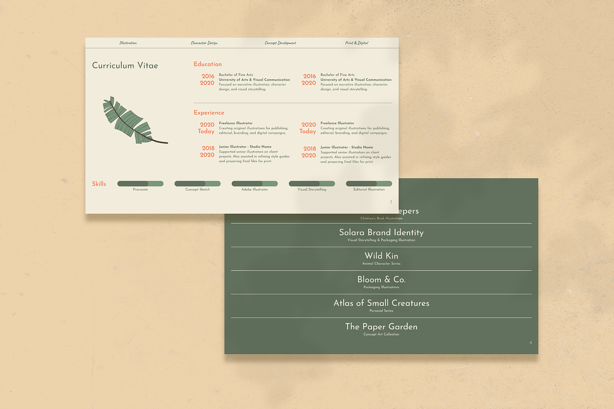 FineGrain | Canva Portfolio Template, a Presentation Template by Designed by Sabb (Photo 5 of 6)