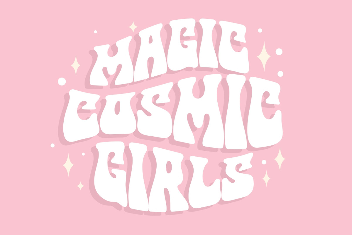 Cosmed Retro - Psychedelic Font, a Serif Font by HansCo Studio (Photo 2 of 9)