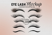 Beauty Makeup Digital Eyelash PNG, a Layer Style Add-On by HaywireMedia & Mockups (Thumbnail 2 of 2)