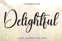 Delightful | Script Font