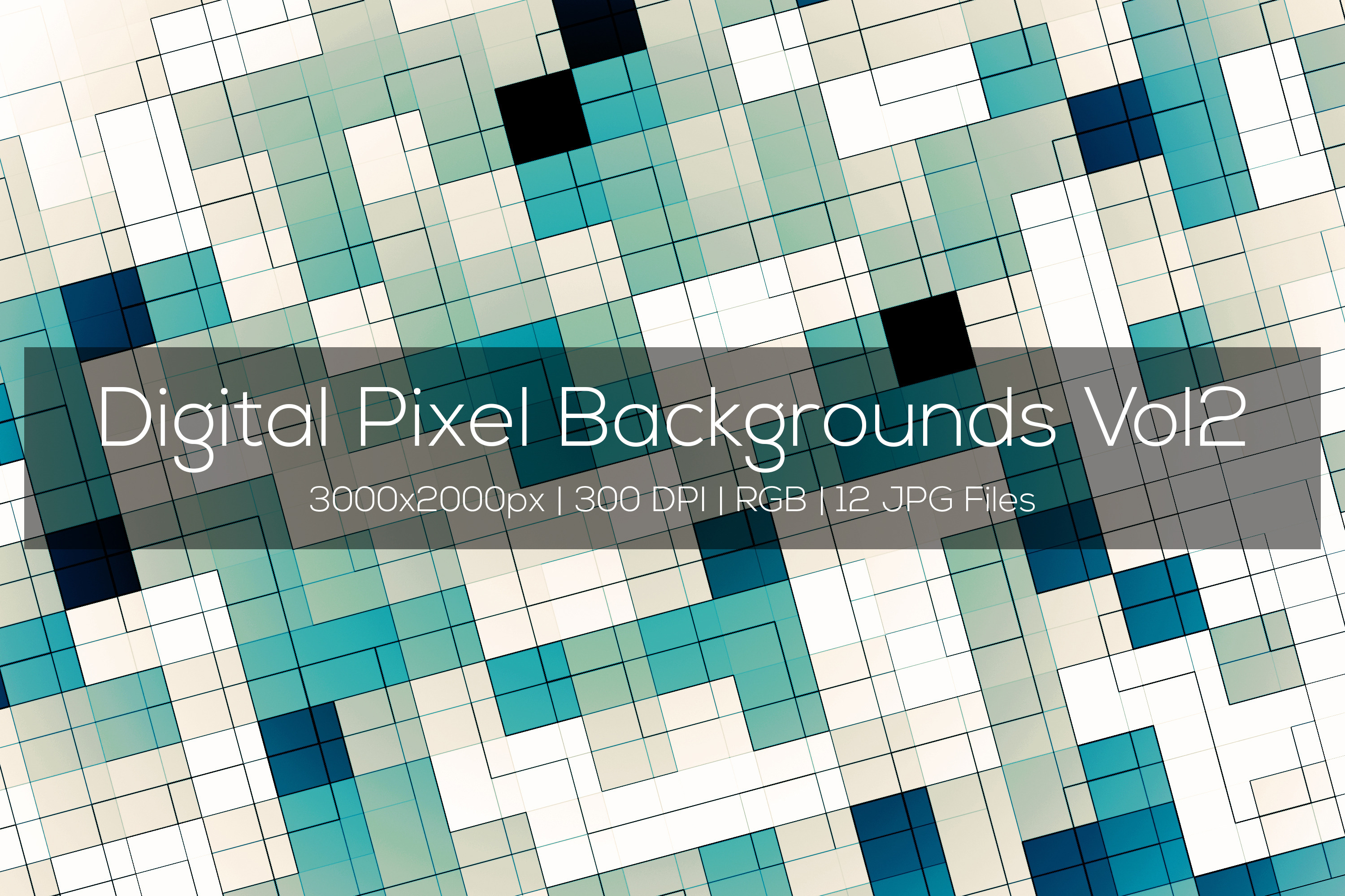 Digital Pixel Backgrounds Vol2, a Texture Graphic by The_DrX