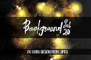 Abstract glowing background set, a Texture Graphic by Transfuchsian (Thumbnail 1 of 4)