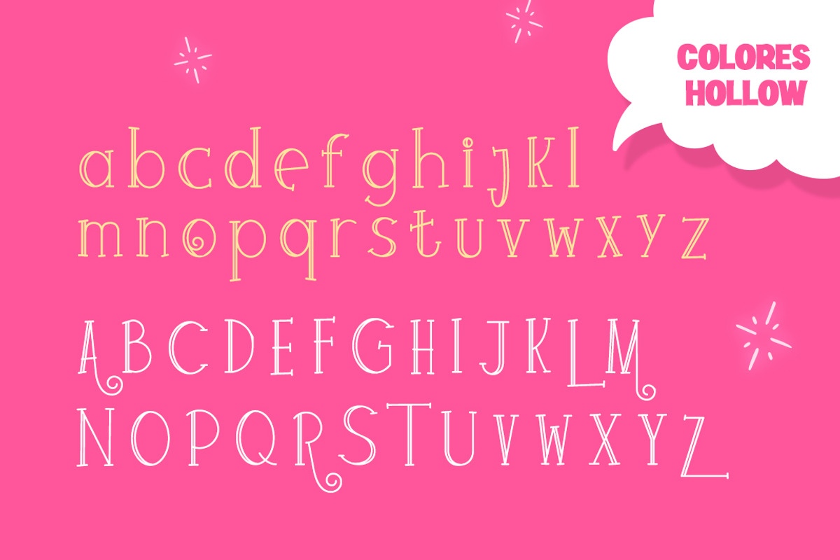 Colores Font Duo preview 5