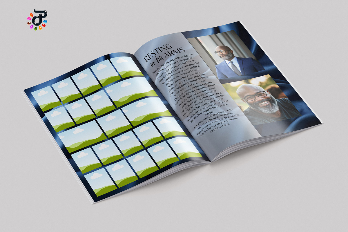 Elegant Canva Obituary Template, a Brochure Template by Protech Design ENT (Photo 8 of 9)