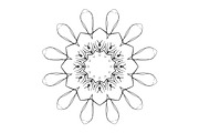 Black White Mandala Illustration Set, a Decorative Illustration by NJ Himel (Thumbnail 16 of 101)