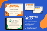 5 Sports Certificates Templates, a Templates & Theme by TemplateCastleStore (Thumbnail 9 of 9)