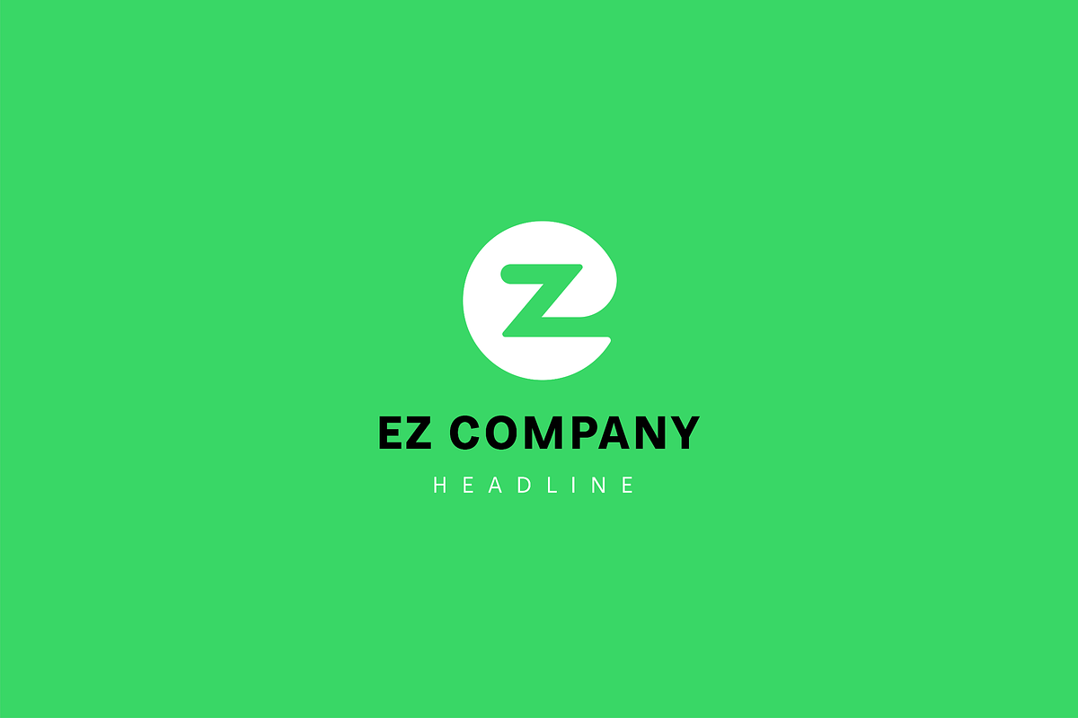 EZ logo template., a Branding & Logo Template by Anton Akhmatov (Photo 2 of 3)