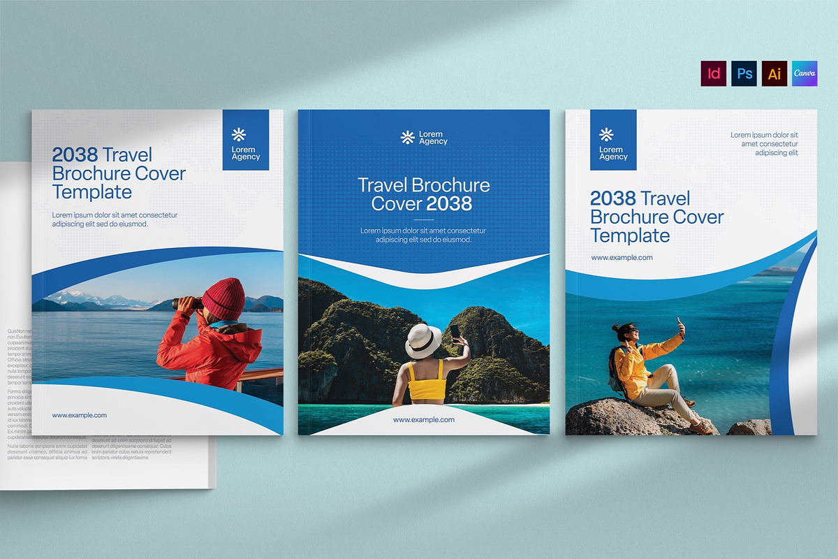 Travel Brochure Cover Template, a Brochure Template by BrandPacks (Photo 1 of 6)