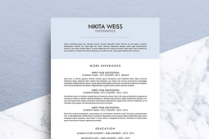 Resume / CV MS Word Nikita