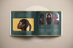 Art Deco Photo Album Template, a Brochure Template by Luuqas Design