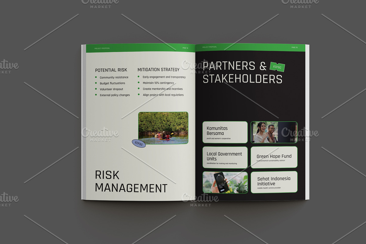 NGO Project Proposal, a Brochure Template by Neermana (Photo 9 of 12)