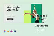 eCommerce Fashion - Business Banners, an Advertising Mockup by Petr Bilek (Thumbnail 2 of 3)