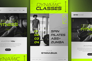 Neon Green Fitness Newsletter, a Templates & Theme by wavebreak
