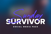 Sunday Survivor | Social Media Pack, a Social Media Template by Rodney Truitt Jr (Thumbnail 1 of 3)