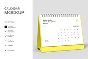 Realistic Calendar Mockup, a Product Mockup by graphypix (Thumbnail 2 of 4)