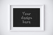 BUNDLEx4 matted frame mockup A4 size, a Print Template by CGmockup (Thumbnail 3 of 5)