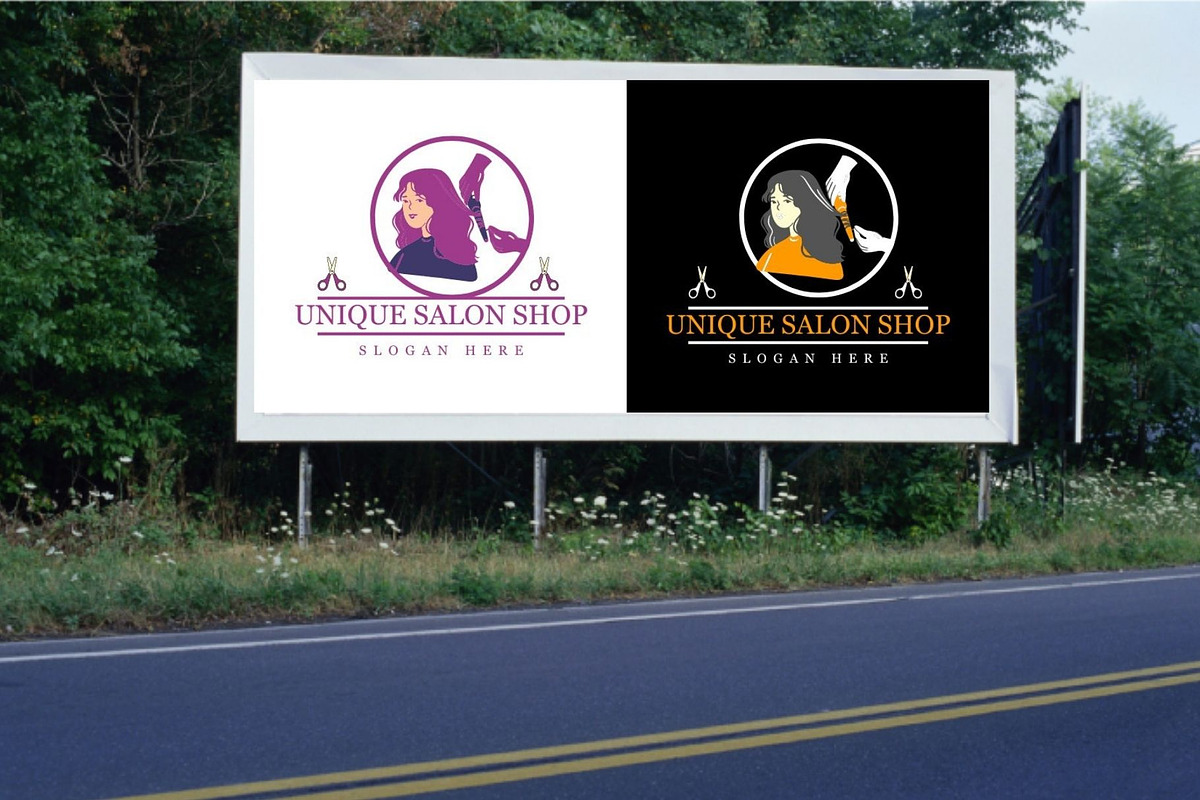 Stunning Salon Shop Brand Logo, a Branding & Logo Template by Mishek Munene (Photo 5 of 7)