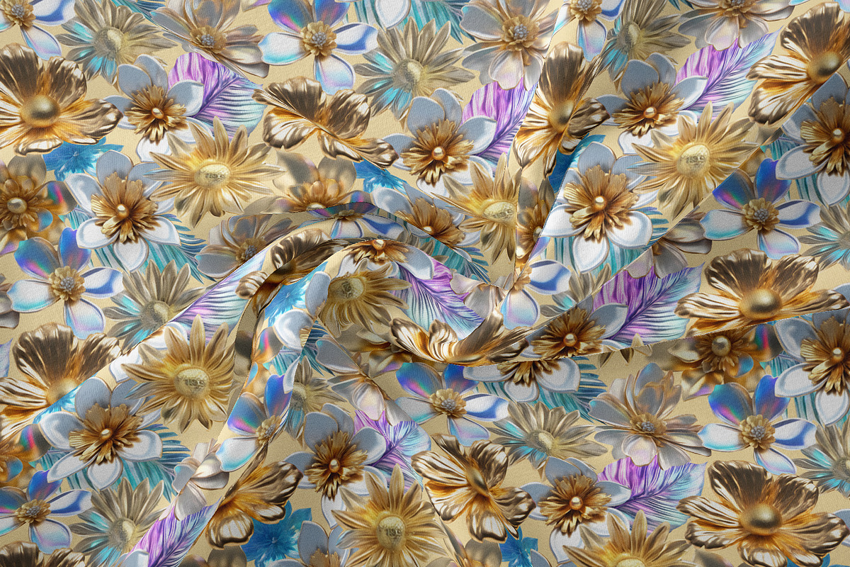 Cosmic Flowers, a Pattern Graphic by Tiger and Flower (Photo 6 of 18)