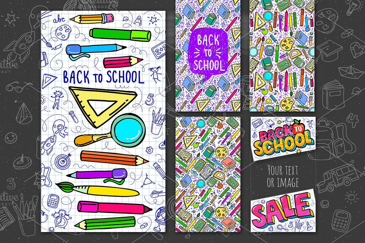 Back to School 5 Story Templates, a Social Media Template by VectorStory (Photo 2 of 2)