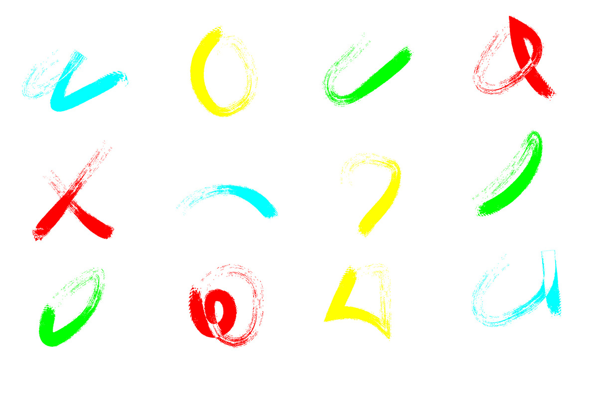 Hand Drawing Brushes Layout, an Object Illustration by ContestDesign (Photo 3 of 3)