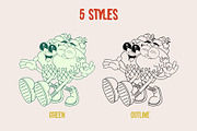 Twins - Characters Collection, an Object Illustration by Alina Sh (Thumbnail 3 of 13)