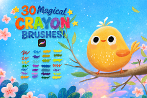 Procreate Crayon Brushes