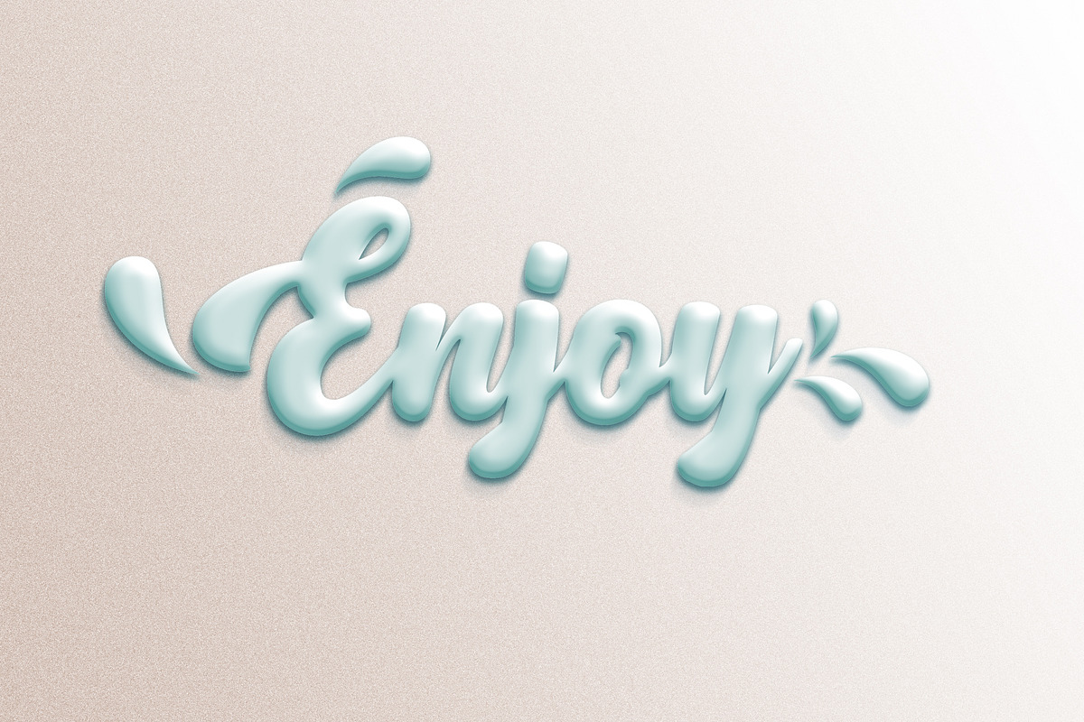 Milky Text Effect, a Layer Style Add-On by Evlogiev Studio (Photo 7 of 7)