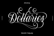 Dollarios - Calligraphy, a Script Font by INKSUN™ (Thumbnail 1 of 8)
