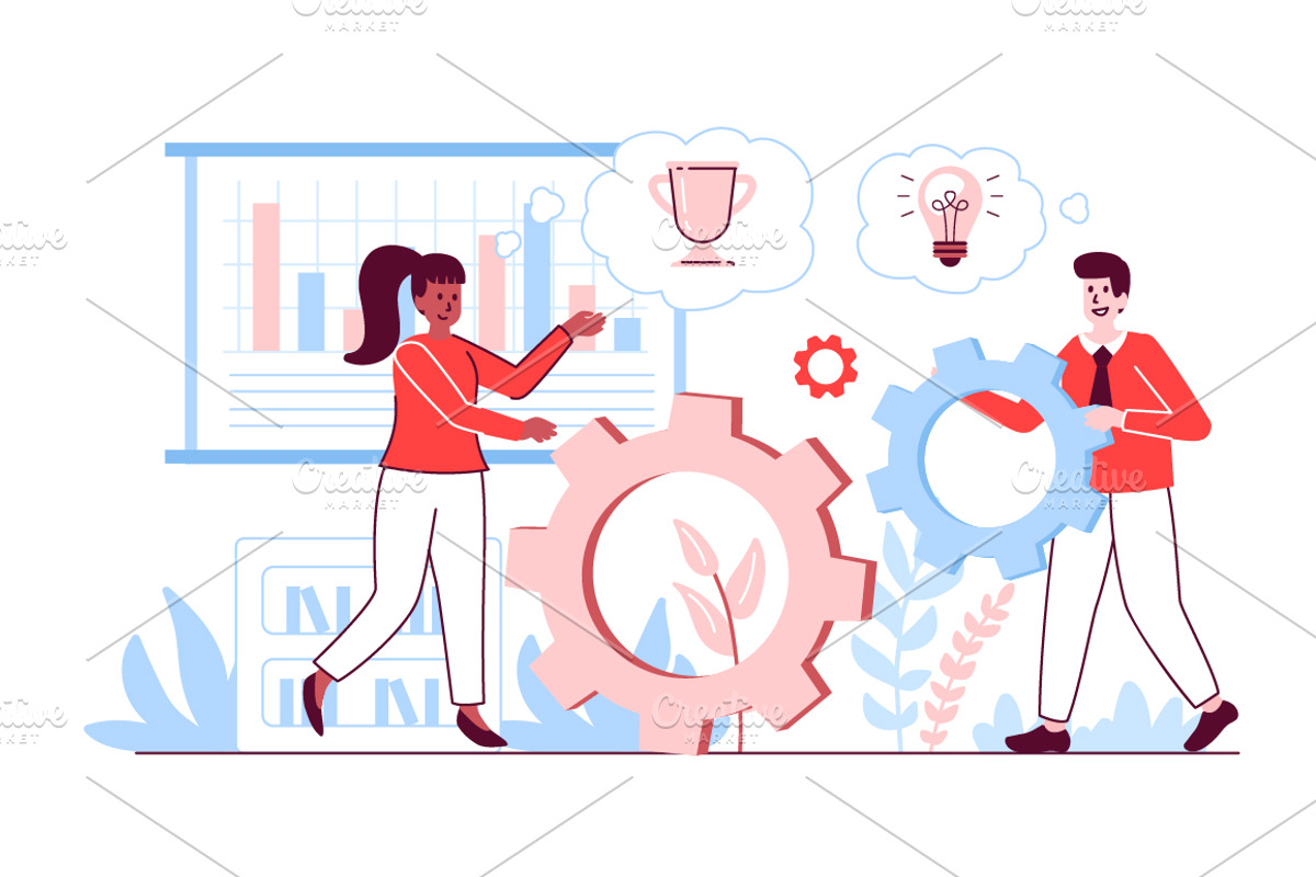 Flat Line Web Illustrations, a Templates & Theme by alexdndz (Photo 22 of 25)