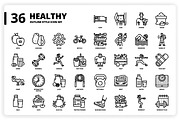 3,600 Icons x3 Styles, an Outline Icon by monkik (Thumbnail 161 of 299)