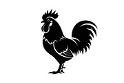 Rooster Chicken Silhouette Bundle, an Illustration by Designs_River (Thumbnail 37 of 51)