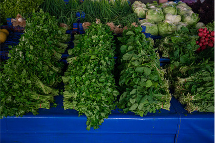 Fresh greenery trading in the, a Food & Drink Photo by Jan Jack Russo Media