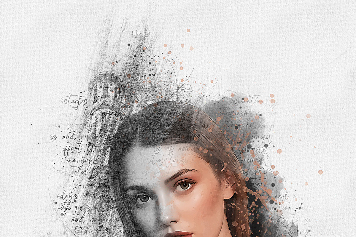 Mixed Art Photo Effect Template, an Action Add-On by Photoshop Action (Photo 10 of 14)