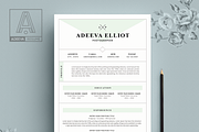 Modern Resume Template Elliot, a Resume Template by AdeevaResume (Thumbnail 3 of 3)