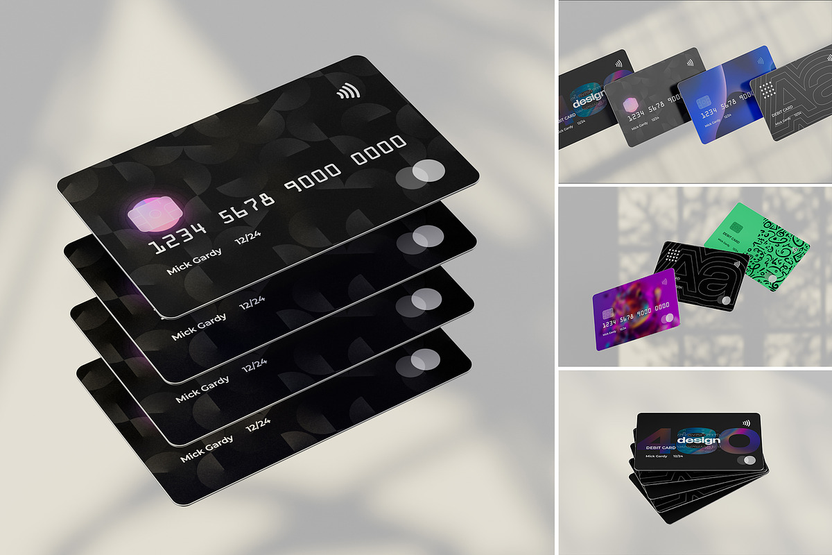 Credit Card Mockup, an Advertising Mockup by Pixel_Vision_Store (Photo 9 of 9)