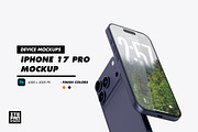 iPhone 17 Pro Mockup, an iPhone Mockup by itefan Studio (Thumbnail 1 of 3)