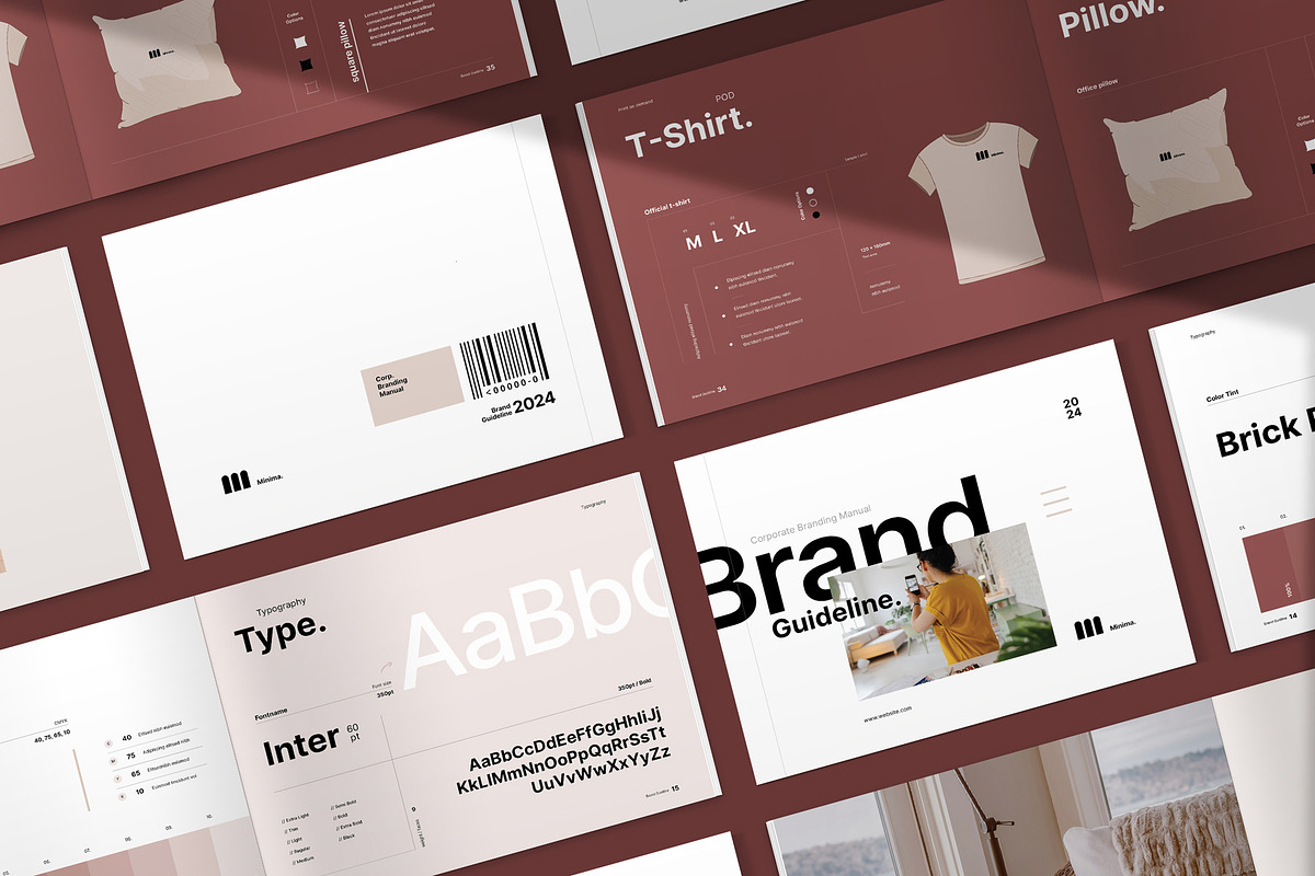 Minimal Brand Guideline, a Brochure Template by Studio Elevate (Photo 20 of 21)
