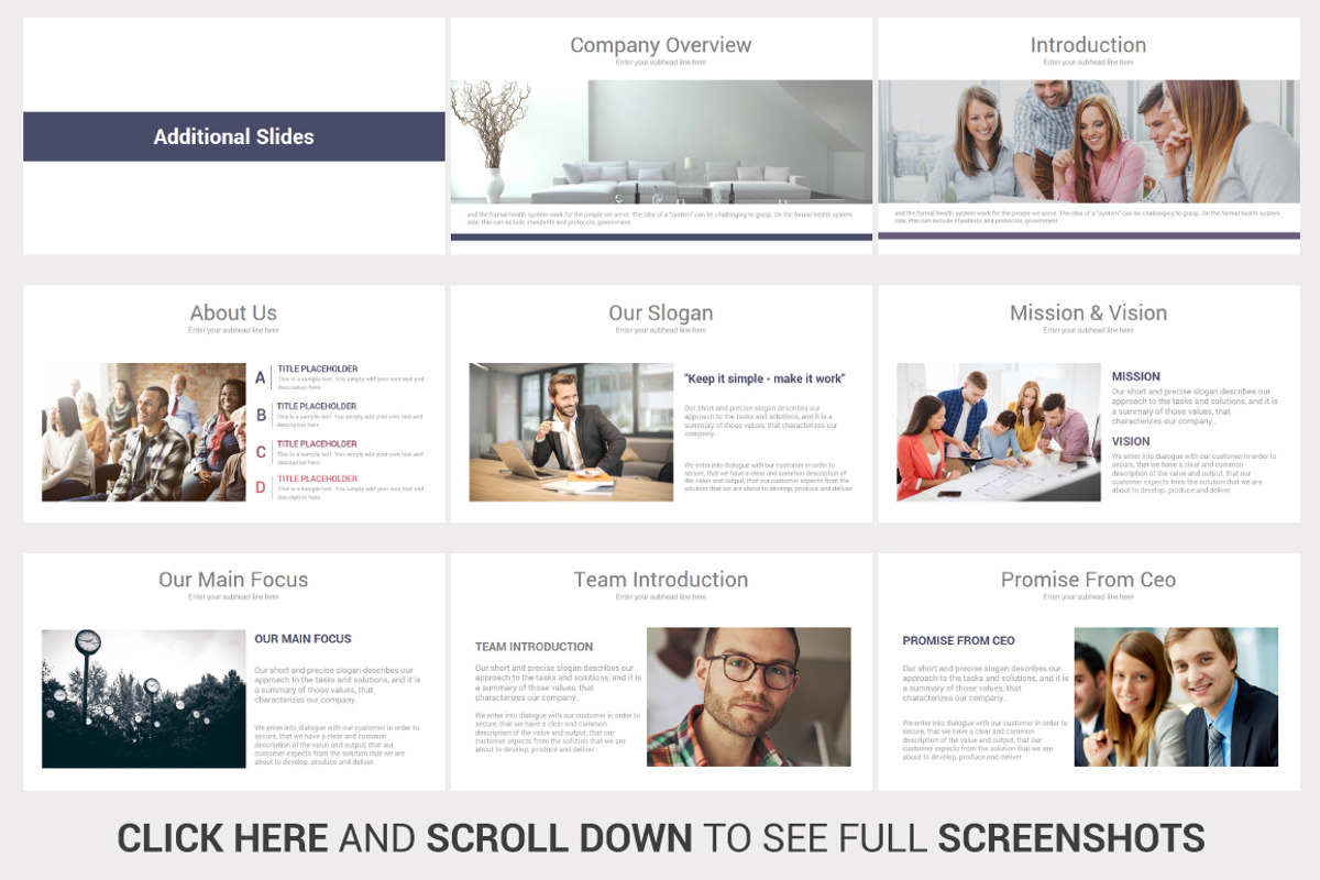 Creative Tables Google slides, a Presentation Template by OceanArt (Photo 24 of 28)