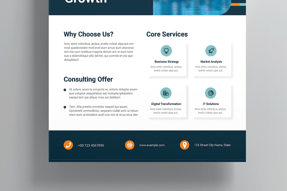 Corporate Business Flyer Design preview 3
