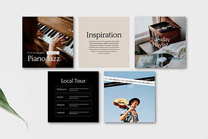 Musician Social Media Templates