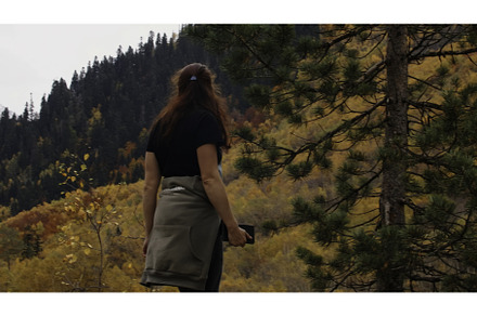 Woman on the background of yellow, a Sports & Recreation Photo by Media Whale Stock