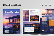 Real Estate Property Bifold Brochure, a Brochure Template by MMPixelCraft (Thumbnail 1 of 4)