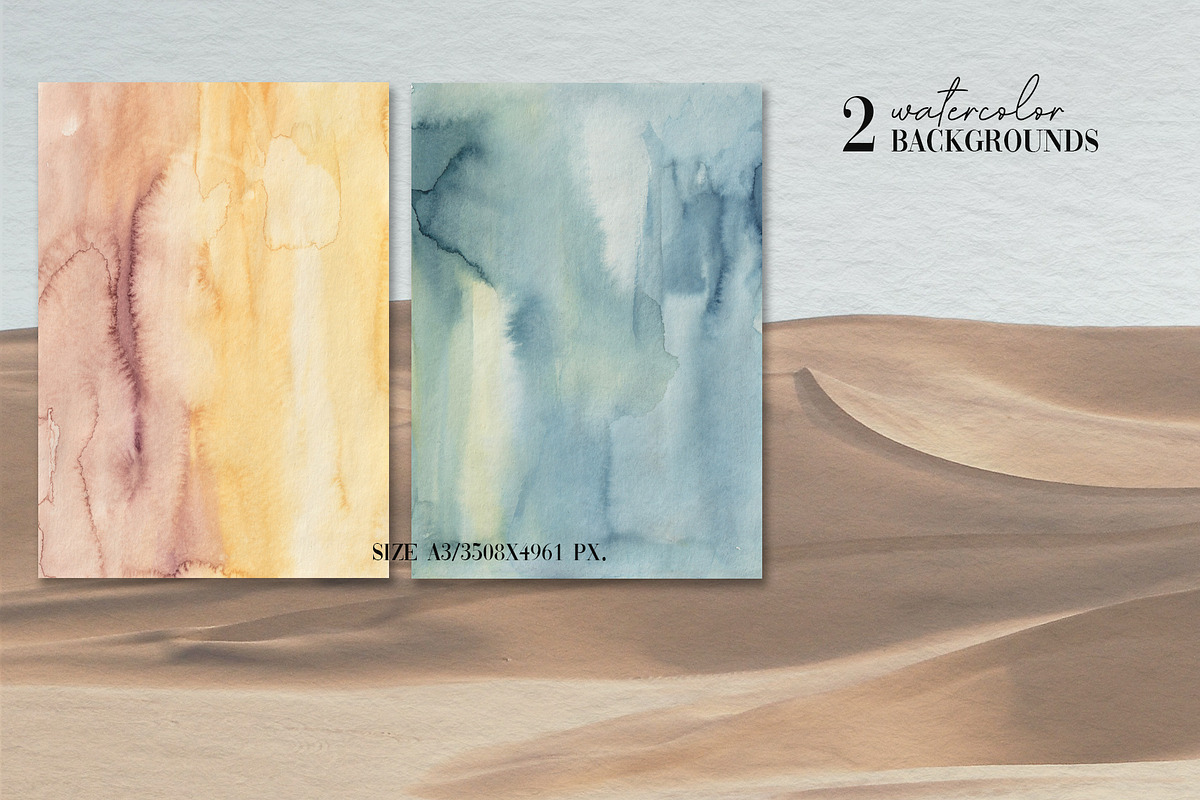 Cacti watercolor collection, an Object Illustration by Skliarova (Photo 6 of 10)