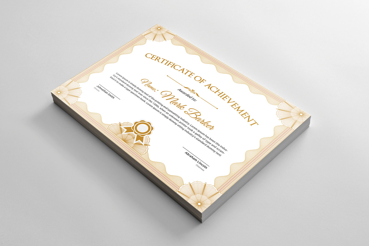 Vintage Certificate Bundle - MS Word, a Stationery Template by Curve Design (Photo 23 of 27)