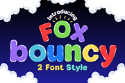 Fox Bouncy Font, a Symbol Font by Fox7 By Rattana (Thumbnail 1 of 11)