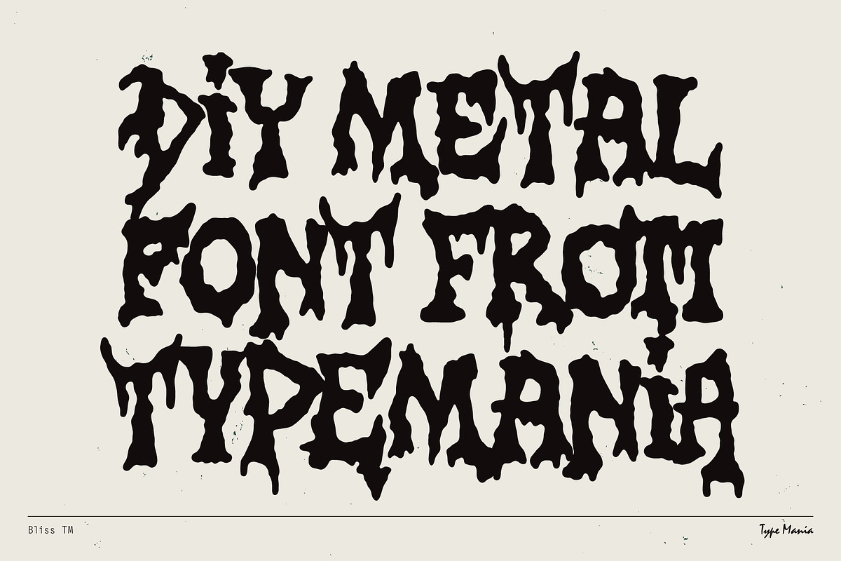 Bliss TM – DIY Vibes Font, a Font by Type Mania (Photo 2 of 10)
