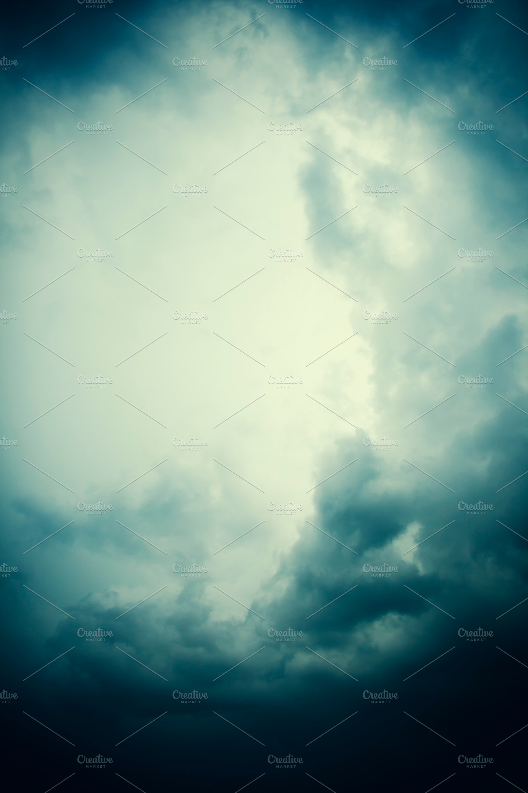 Blue clouds featuring sky, clouds, and blue