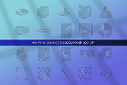 Acrylic Overlay Objects, an Object Graphic by The Fake PNG (Thumbnail 4 of 7)